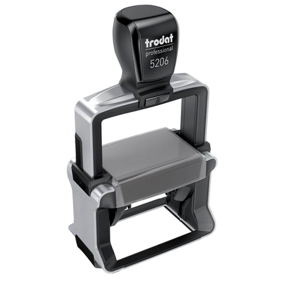 Artikelbild 2 für trodat Textstempel, individualisierbar 5206 selbstfärbend schwarz Logo möglich, 1 St. - Direkt online personalisieren, Artikelnummer 640439