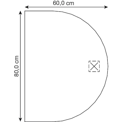 Artikelbild 2 für HAMMERBACHER Anbautisch höhenverstellbar Haziender weiß, silber halbrund 60,0 x 80,0 x 65,5 - 82,5 cm, Artikelnummer 632450