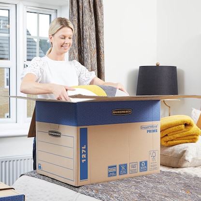 Artikelbild 10 für Bankers Box Umzugskartons SmoothMove FastFold 63,2 x 48,0 x 46,3 cm, 5 St., Artikelnummer 539068