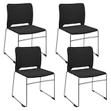 Artikelbild 1 für Topstar Besucherstühle Visit Lite RE100TB0TB0 schwarz Stoff, 4 St., Artikelnummer 739934