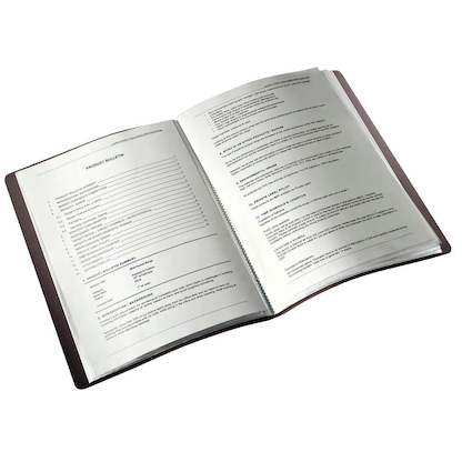 Artikelbild 2 für LEITZ Solid Sichtbuch DIN A4, 20 Hüllen hellblau, 1 St., Artikelnummer 393874