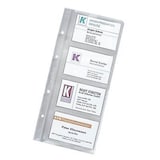 Artikelbild 1 für DURABLE Visitenkartenhüllen transparent, für bis zu 8 Visitenkarten, 10 St., Artikelnummer 415893