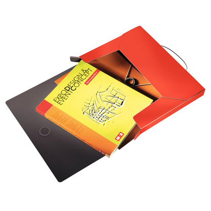 Artikelbild 2 für LEITZ Heftbox Solid 4568 3,0 cm hellrot, 1 St., Artikelnummer 393254