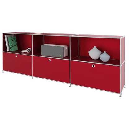 Artikelbild 4 für viasit Sideboard System4, 214893 rubinrot 227,9 x 40,4 x 80,7 cm, 1 St., Artikelnummer 501888