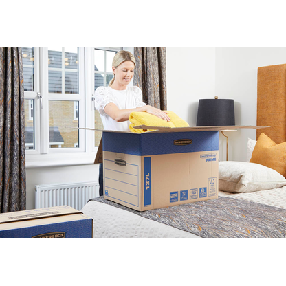 Artikelbild 11 für Bankers Box Umzugskartons SmoothMove FastFold 63,2 x 48,0 x 46,3 cm, 5 St., Artikelnummer 539068