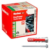 Artikelbild 1 für fischer DuoPower 10x50 S 2K 535461 Dübel mit Schrauben Ø 10 mm x 50 mm, 25 St., Artikelnummer 480008