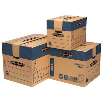 Artikelbild 15 für Bankers Box Umzugskartons SmoothMove FastFold 42,9 x 32,7 x 31,0 cm, 5 St., Artikelnummer 539033