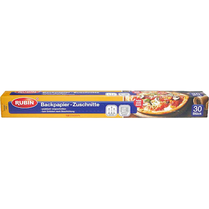 Artikelbild für RUBIN Backpapier-Zuschnitte 1 Pack, Artikelnummer 534764