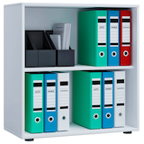 Artikelbild 1 für VCM my office Aktenregal Lona L weiß 70,0 x 37,0 x 74,0 cm, 1 St., Artikelnummer 857146