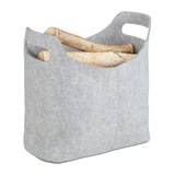 Artikelbild 1 für relaxdays Kaminholztasche 20,0 l hellgrau 40,0 x 23,0 x 39,5 cm, 1 St., Artikelnummer 473882