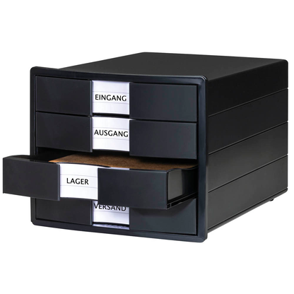 Artikelbild 2 für HAN Schubladenbox KARMA schwarz 10128-13D, DIN A4 mit 4 Schubladen, 1 St., Artikelnummer 661724