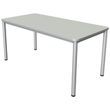 Artikelbild 1 für Kerkmann Prime Schreibtisch lichtgrau rechteckig, 4-Fuß-Gestell silber 160,0 x 80,0 cm, Artikelnummer 120818