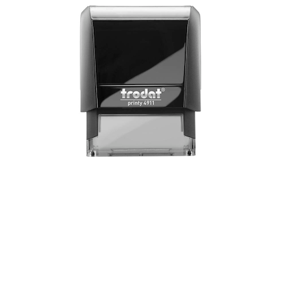 Artikelbild 3 für trodat Textstempel, individualisierbar printy 4911 selbstfärbend schwarz Logo möglich, 1 St. - Direkt online personalisieren, Artikelnummer 640567