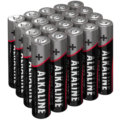 Artikelbild für ANSMANN Batterien Red Alkaline Alkali-Mangan Micro AAA 1,5 V, 20 St., Artikelnummer 545566