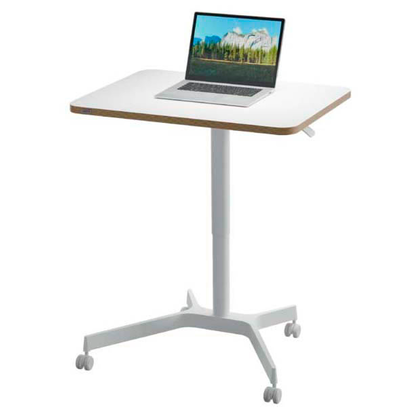 Artikelbild 2 für LEITZ Ergo höhenverstellbarer Schreibtisch weiß rechteckig, 4-Fuß-Gestell weiß 80,0 x 60,0 cm, Artikelnummer 401509