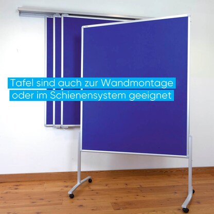 Artikelbild 8 für FRANKEN Moderationswand PRO 120,0 x 150,0 cm blau, Artikelnummer 670806