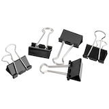 Artikelbild 1 für Gowi Foldbackklammern schwarz 2,5 cm, 12 St., Artikelnummer 721539