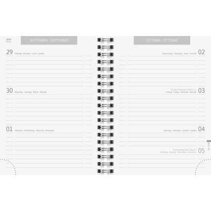 Artikelbild 3 für BRUNNEN Schülerkalender einfach Nö 2026/2027 grau, 1 St., Artikelnummer 805079