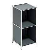 Artikelbild 1 für viasit Aktenregal System4 anthrazit 40,4 x 40,4 x 80,7 cm, 1 St., Artikelnummer 135564