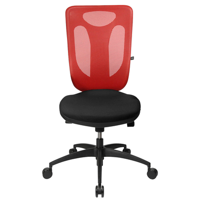 Artikelbild für Topstar Bürostuhl Net Pro 100, NN100 T201 Stoff rot, Gestell schwarz, Artikelnummer 255796