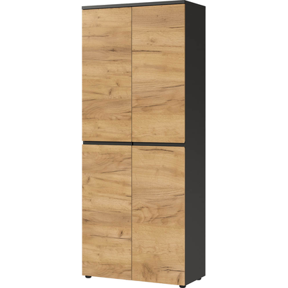 Artikelbild für GERMANIA Aktenschrank Lissabon, 4266-549 grafit 4 Fachböden 80,0 x 40,0 x 197,0 cm, Artikelnummer 881633