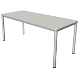 Artikelbild 1 für Kerkmann Prime Schreibtisch lichtgrau rechteckig, 4-Fuß-Gestell silber 180,0 x 80,0 cm, Artikelnummer 120871