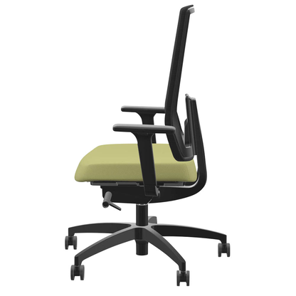 Artikelbild 3 für Dauphin Bürostuhl Indeed mesh Stoff grün, Gestell schwarz, Artikelnummer 125858