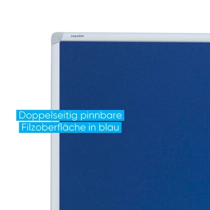 Artikelbild 9 für FRANKEN Moderationswand PRO 120,0 x 150,0 cm blau, Artikelnummer 670806