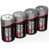 Artikelbild 1 für ANSMANN Batterien Red Alkaline Alkali-Mangan Baby C 1,5 V, 4 St., Artikelnummer 545723