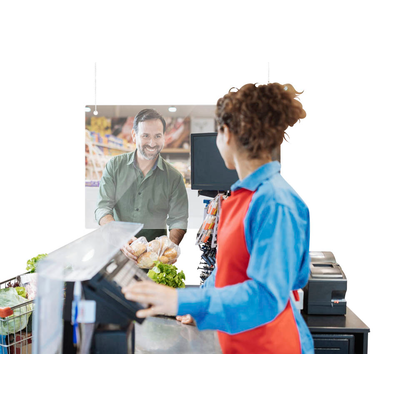 Artikelbild für FRANKEN Spuckschutz SPA6510, transparent 100,0 x 65,0 cm, 1 St., Artikelnummer 197977