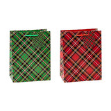 Artikelbild 1 für TSI Geschenktüten Tartan Motiv sortiert 18,0 x 23,0 cm, 12 St., Artikelnummer 327207