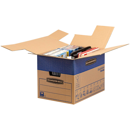 Artikelbild für Bankers Box Umzugskartons SmoothMove FastFold 42,9 x 32,7 x 31,0 cm, 5 St., Artikelnummer 539033