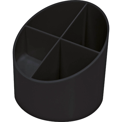 Artikelbild 2 für helit Stiftehalter the green cross schwarz Kunststoff 4 Fächer 11,0 x 11,0 x 10,5 cm, Artikelnummer 823793