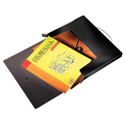 Artikelbild 2 für LEITZ Heftbox Solid 4568 3,0 cm schwarz, 1 St., Artikelnummer 393241