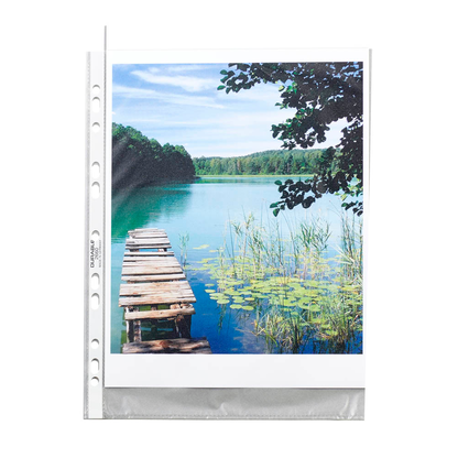 Artikelbild 3 für DURABLE Prospekthüllen DIN A4 transparent genarbt 0,045 mm, 100 St., Artikelnummer 238832