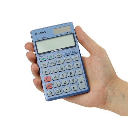 Artikelbild 2 für CASIO SL-320TER+ Taschenrechner stahlblau, Artikelnummer 217859