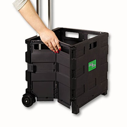 Artikelbild 2 für relaxdays Einkaufstrolley Kunststoff schwarz 42,0 x 37,0 x 39,0 cm, Artikelnummer 360691