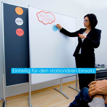 Artikelbild 10 für FRANKEN Moderationswand PRO 120,0 x 150,0 cm blau, Artikelnummer 670806