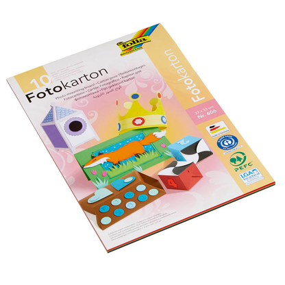 Artikelbild 5 für folia Fotokarton farbsortiert 300 g/qm 10 Blatt, Artikelnummer 155907