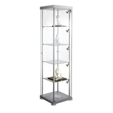 Artikelbild 1 für Kerkmann expoline Glasvitrine silber 4 Fachböden, Artikelnummer 849042