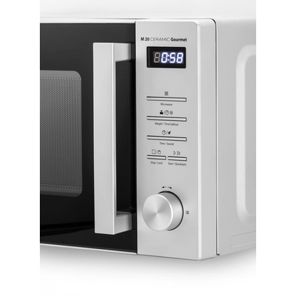 Artikelbild 4 für caso® M 20 Ceramic Gourmet Mikrowelle 700 W silber, Artikelnummer 493037