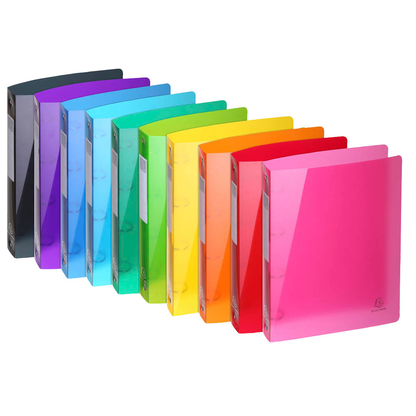 Artikelbild für Exacompta Iderama Ringbücher 4-Ringe farbsortiert 4,0 cm DIN A4, 10 St., Artikelnummer 681126