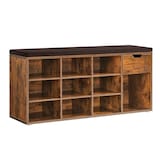 Artikelbild 1 für VASAGLE Schuhbank LHS024T01V1 vintagebraun, dunkelbraun Holz 104,0 cm, Artikelnummer 760128