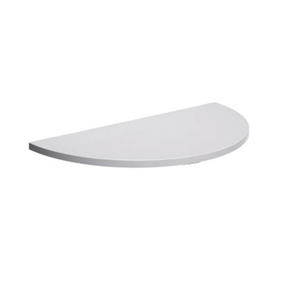 Artikelbild für SODEMATUB Verbindungsplatte lichtgrau, halbrund 80,0 x 40,0 x 1,9 cm, Artikelnummer 493007