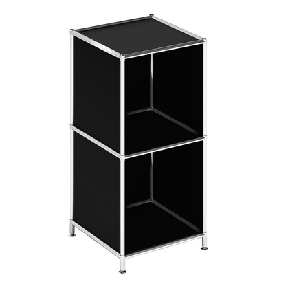 Artikelbild für viasit Aktenregal System4 schwarz 40,4 x 40,4 x 80,7 cm, 1 St., Artikelnummer 214262