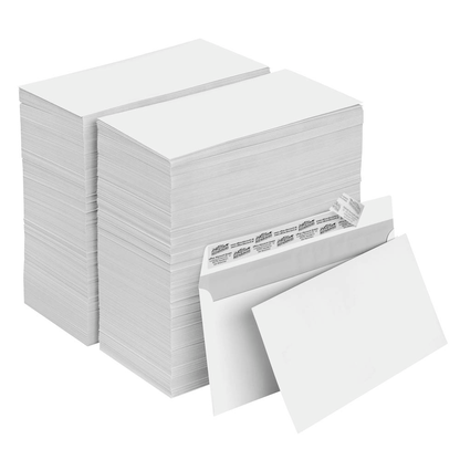 Artikelbild für office discount Briefumschläge DIN lang ohne Fenster weiß haftklebend 500 St., Artikelnummer 116970