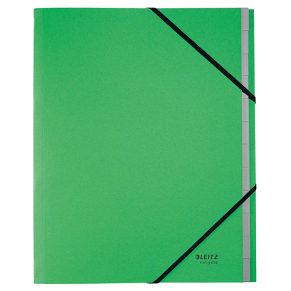 Artikelbild für LEITZ Ordnungsmappe recycle 3915 12 Fächer grün, 1 St., Artikelnummer 854584