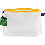 Artikelbild 1 für FolderSys Reißverschlussbeutel DIN A5 transparent/gelb 0,28 mm, 1 St., Artikelnummer 278399