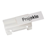 Artikelbild 1 für Vollsichtreiter transparent, 50 St., Artikelnummer 128603