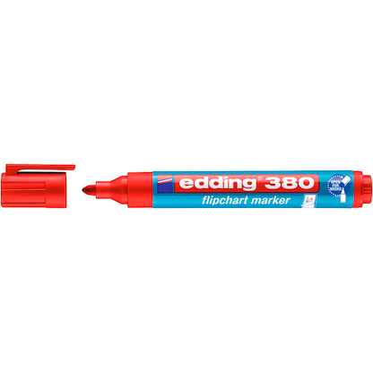 Artikelbild 10 für edding 380 Flipchart-Marker farbsortiert 1,5 - 3,0 mm, 4 St., Artikelnummer 541441